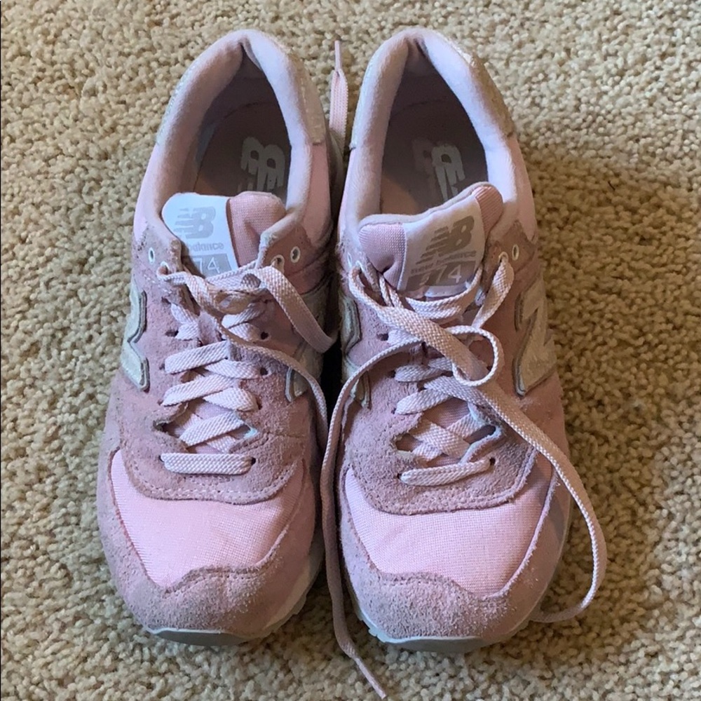 Pink New Balances